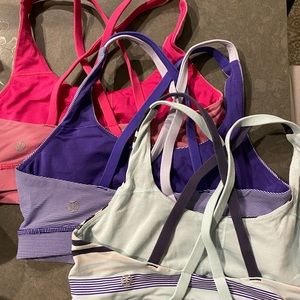 lululemon energy bra bundle